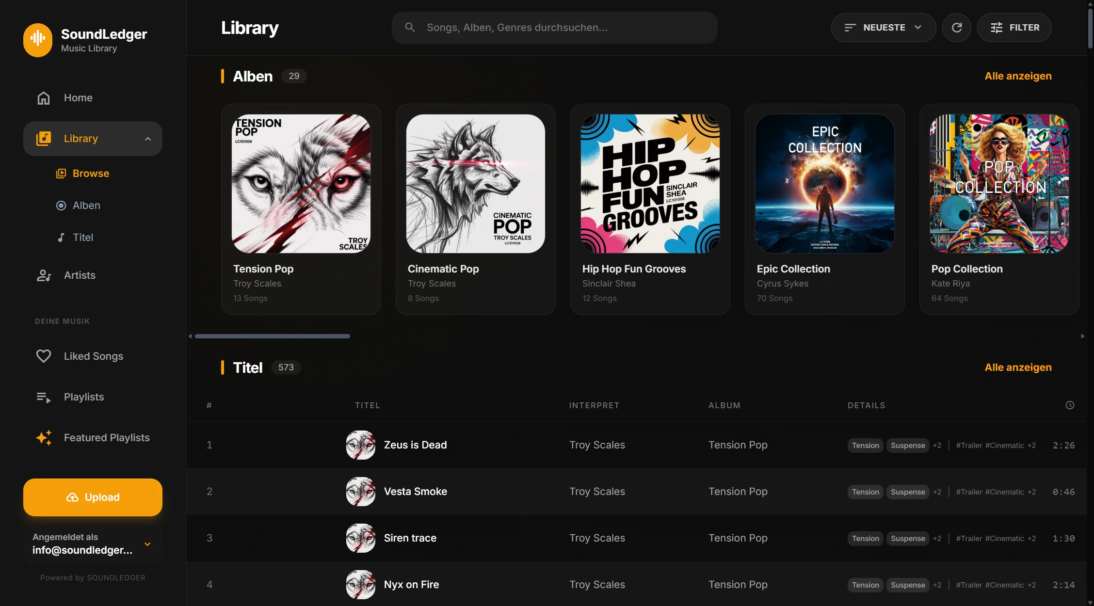 SoundLedger Library